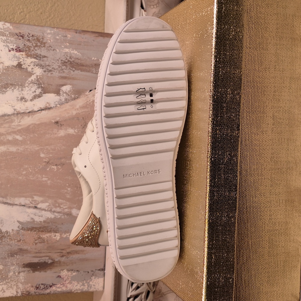 Michael Kors - Grove Embellished Leather Sneaker - Picture 7 of 14